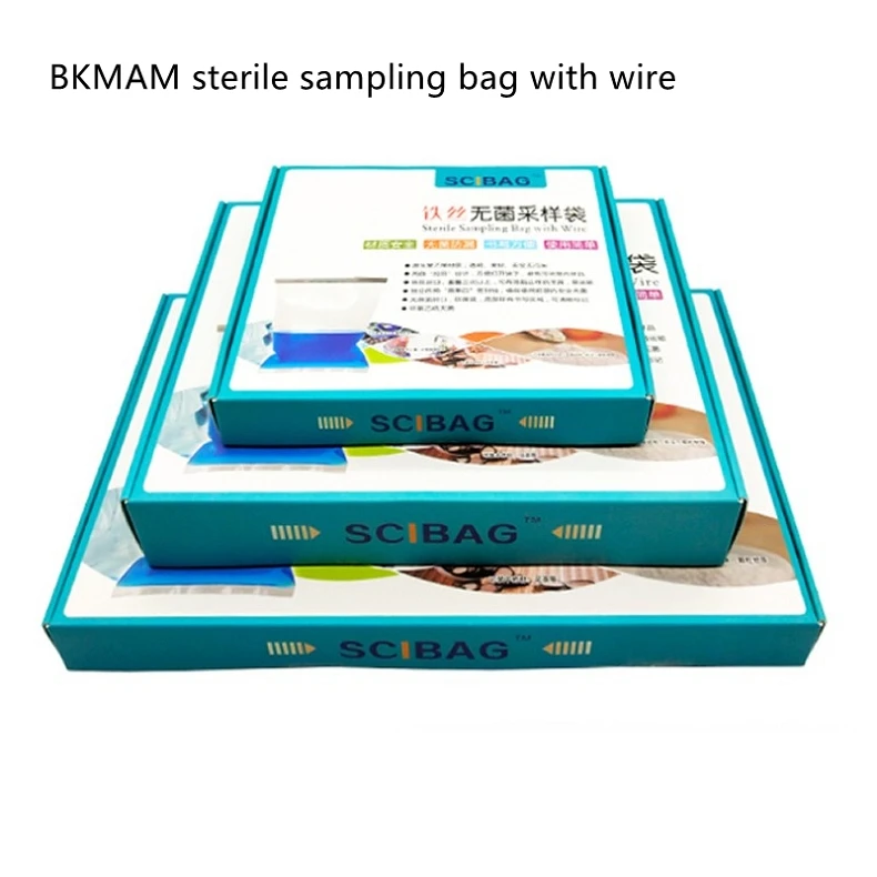 sterile sampling bag with wire(001)