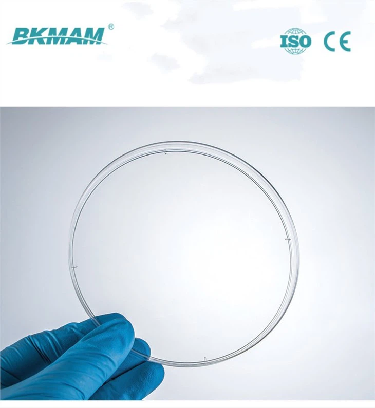 Laboratory High Transparency 90mm Round Plastic Petri Dish EO Sterile