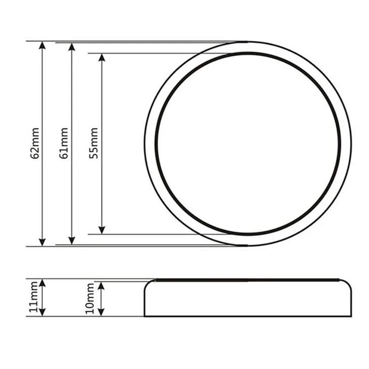 BKMAM RODAC Plates With Curved Bottom